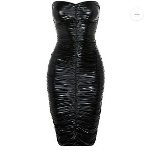 Latex Midi Dres-NWT-Size XL